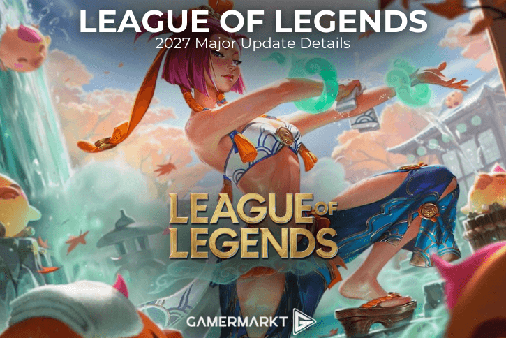 League of Legends 2027 League Next update visual featuring new graphics and a modernized gameplay experience