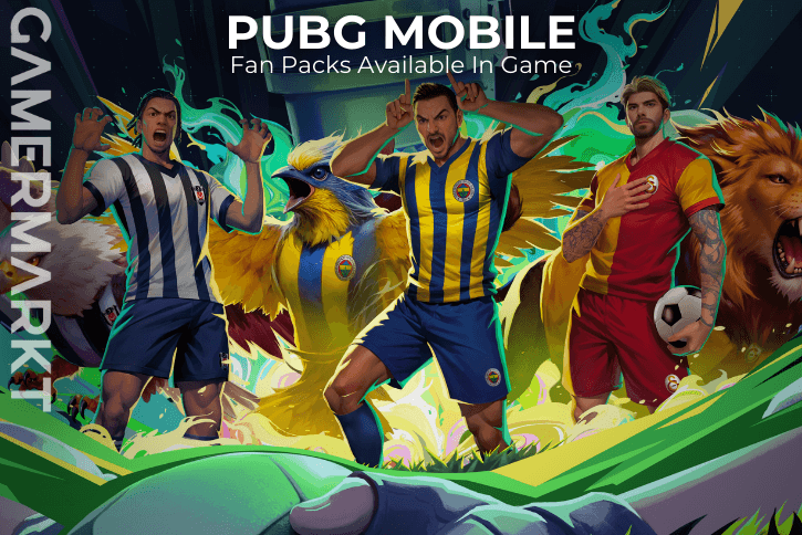 PUBG Mobile licensed team jersey sets for Galatasaray Fenerbahce and Besiktas