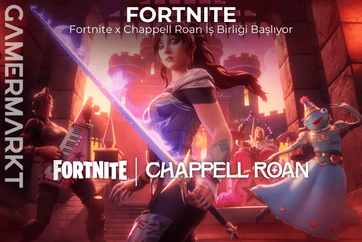 Fortnite Chappell Roan iş birliği skinleri ve Festival Sezon 13 sahne temalı kozmetikler