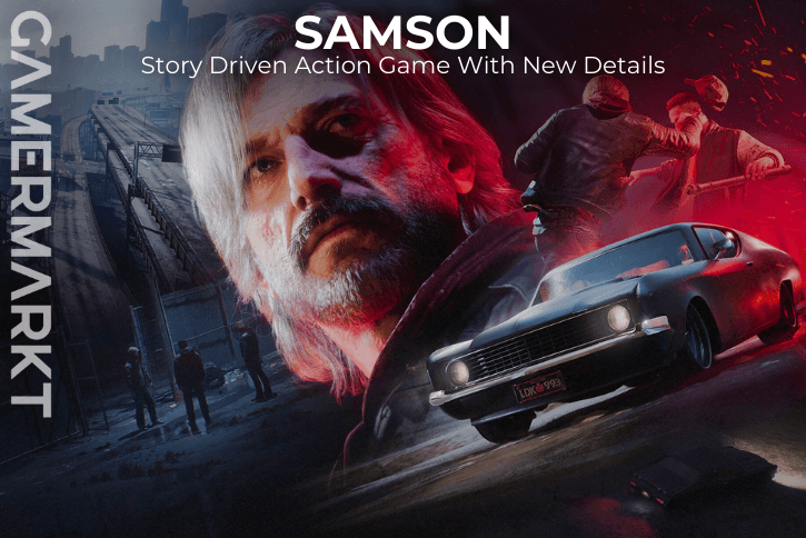Samson A Tyndalston Story story driven action game character and dark city atmosphere