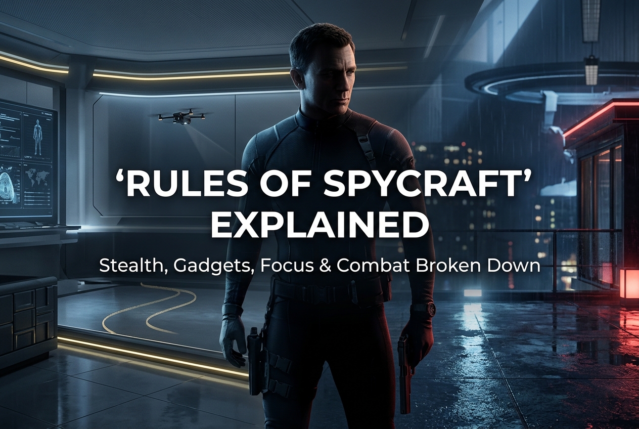 007 First Light "Rules of Spycraft" Trailer Breaks Down Every Gameplay System