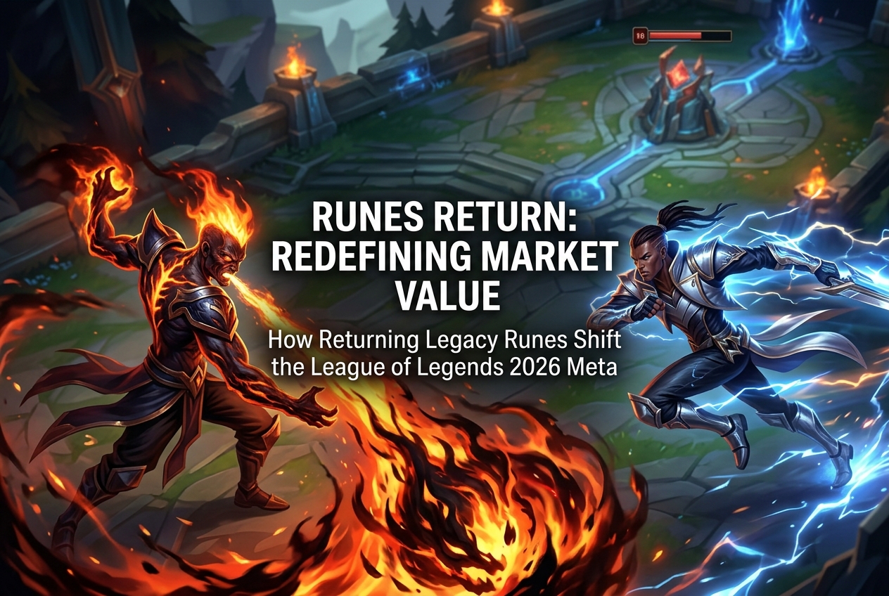 LoL 2026 Season 2: Returning Runes, Meta Shifts, and What It Means for the Account and Skin Market