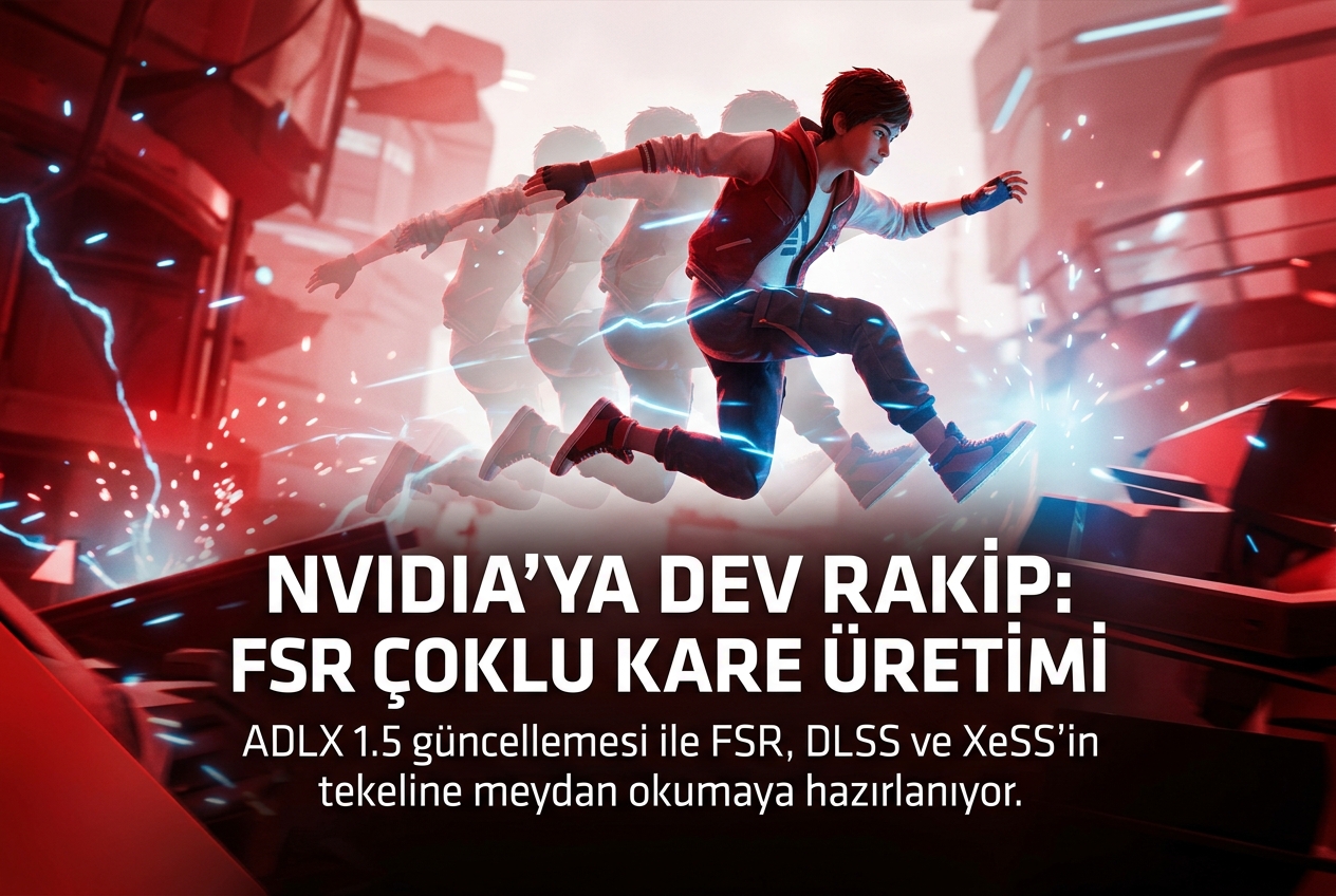 AMD’nin FSR’ı Çoklu Kare Üretimi Alıyor: Nvidia’ya Ciddi Bir Rakip Geliyor