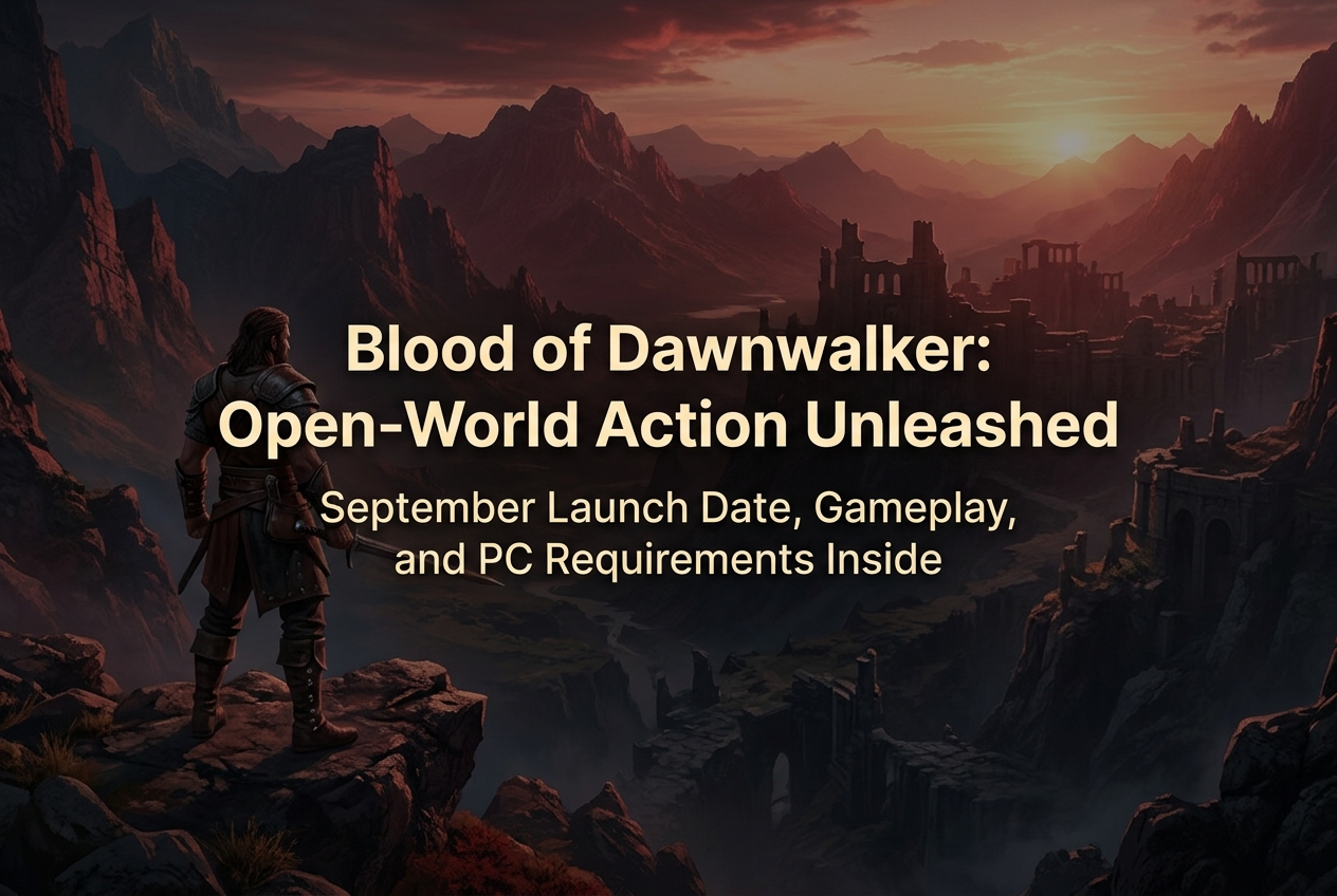 The Blood of Dawnwalker Launches September 3, 2026: Story Trailer, Gameplay Details, and PC Requirements Revealed