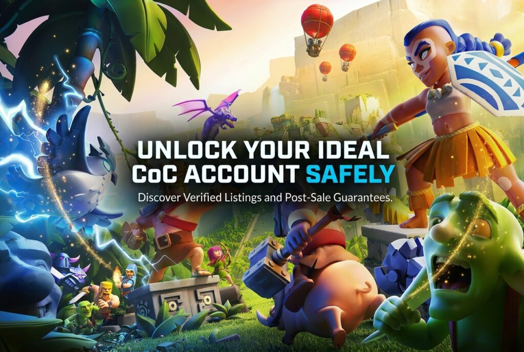 Buy and Sell Clash of Clans Accounts Safely on GamerMarkt