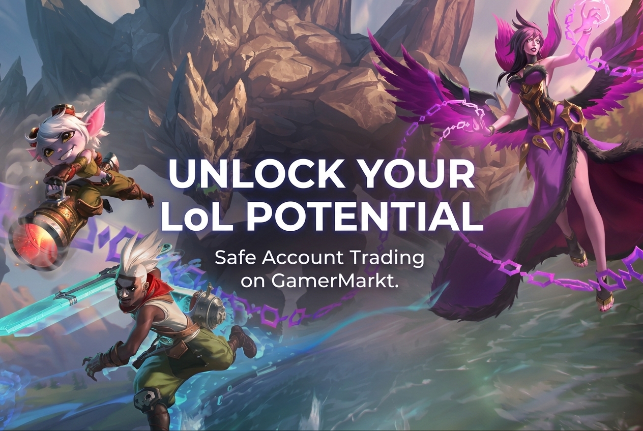 Buy and Sell League of Legends Accounts Safely on GamerMarkt