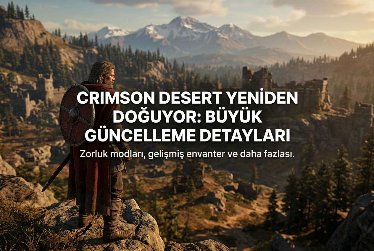 Crimson Desert’ta Zorluk Seviyeleri ve Envanter Yönetimi Geliyor: Büyük Güncelleme Detayları