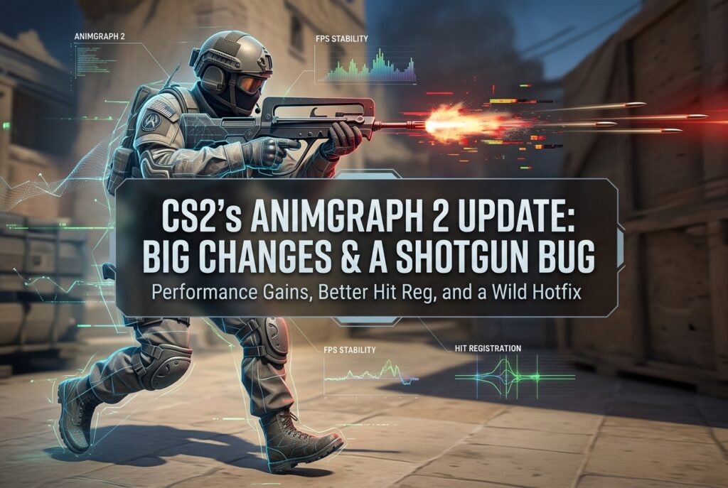 CS2 AnimGraph 2 Update: FPS Boost, Animations And Bugs