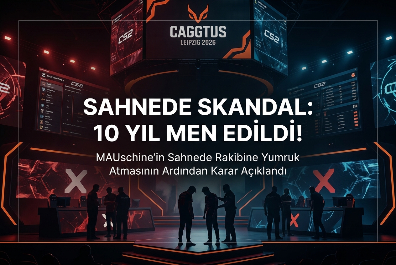 CS2 Oyuncusu MAUschine'e Sahnede Yumruk Attığı İçin 10 Yıl Men Cezası Verildi