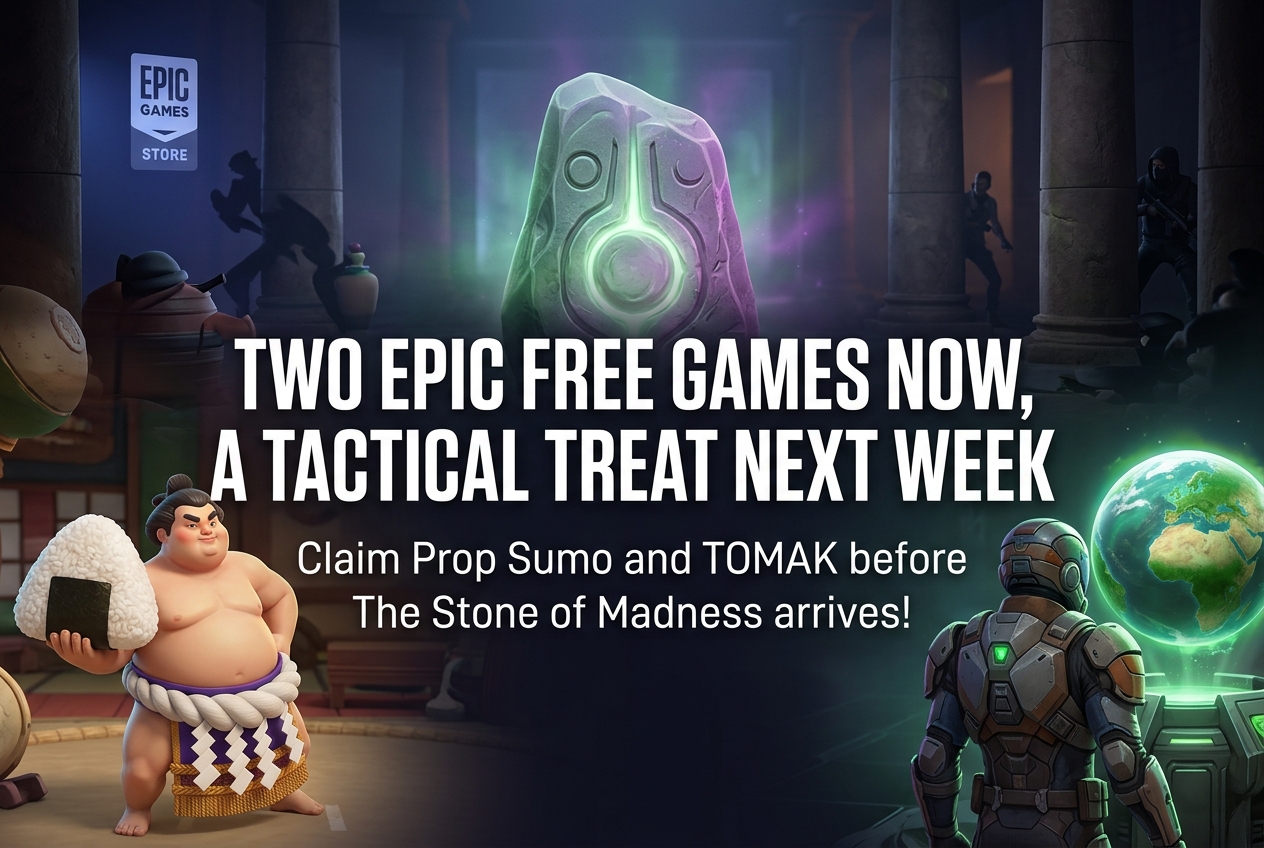 Epic Games Free Games This Week: Prop Sumo, TOMAK, and The Stone of Madness Coming Next