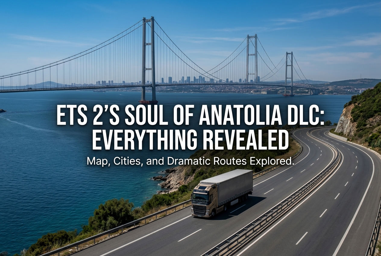 ETS 2 Soul of Anatolia DLC: Map, Cities, Routes and Everything Revealed So Far