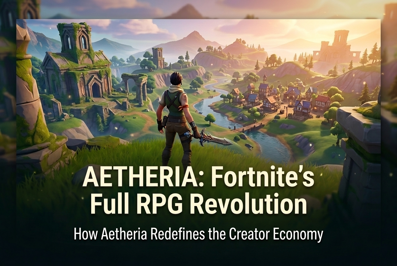 A Full RPG Inside Fortnite: How Aetheria Works, and What It Means for the Creator Economy