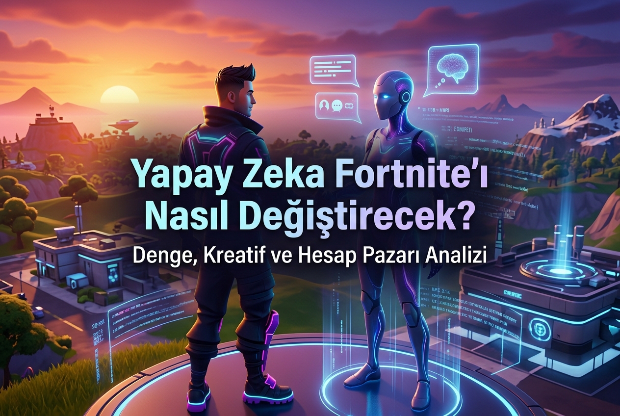 Fortnite'a Yapay Zeka NPC'leri Geliyor: Oyun Dengesi ve Hesap Pazarı Nasıl Etkilenecek?