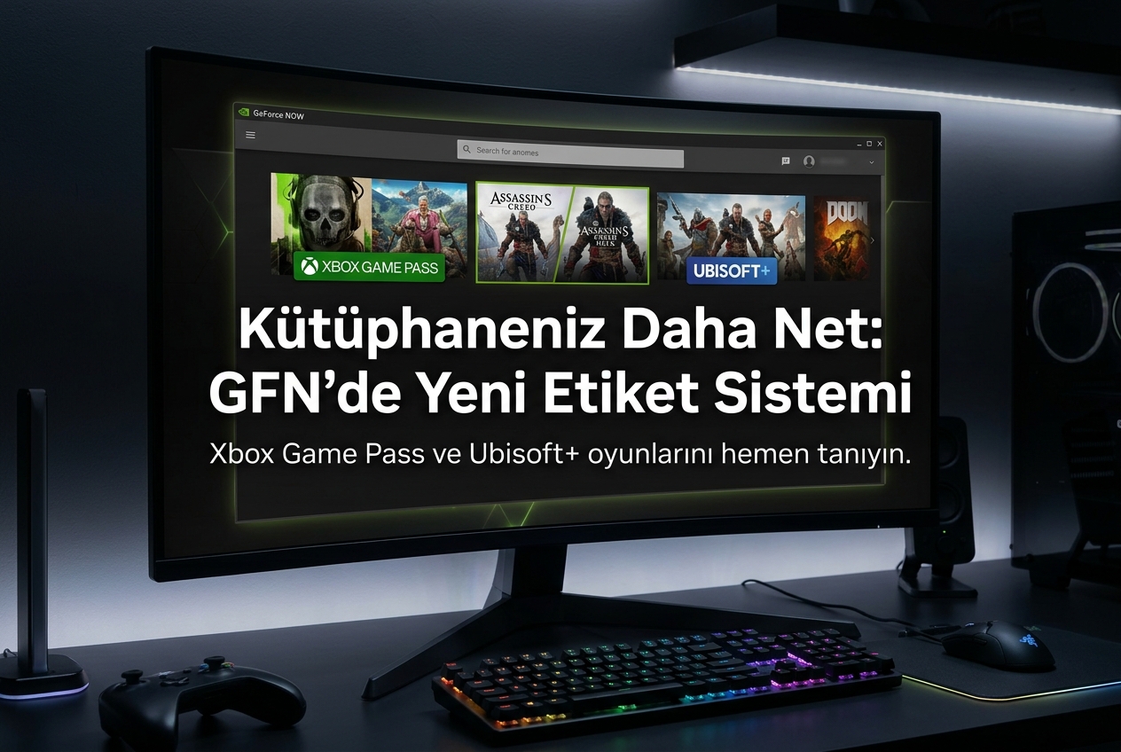 GeForce NOW’a Xbox Game Pass ve Ubisoft+ Etiket Sistemi Geldi: Neler Değişiyor?