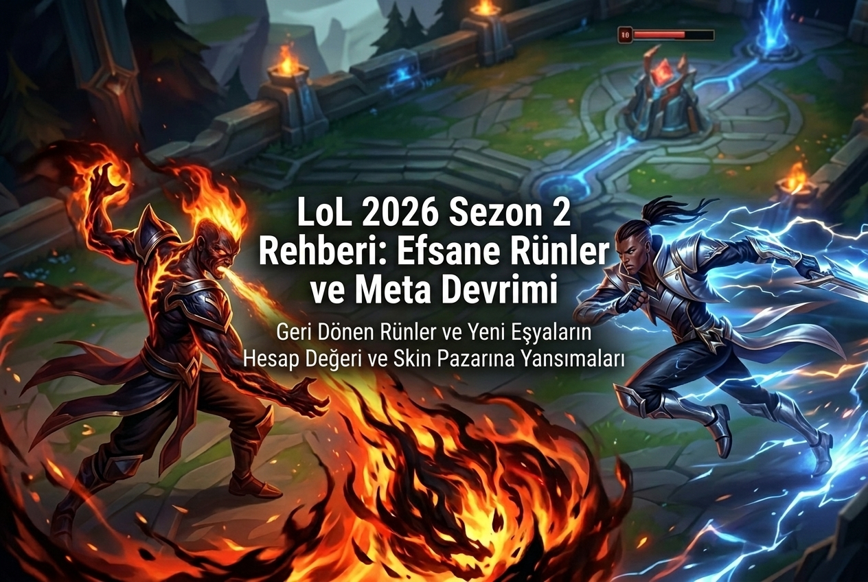 LoL 2026 2. Sezon Rehberi: Geri Dönen Rünler, Meta Devrimi ve Hesap/Skin Pazarına Yansımaları