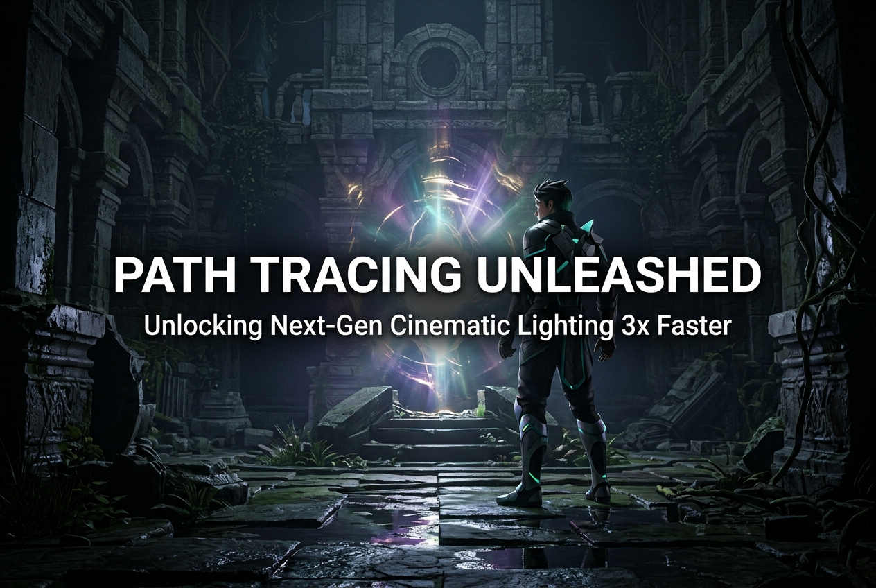 Nvidia’s ReSTIR PT Breakthrough: Path Tracing Just Got Up to 3x Faster