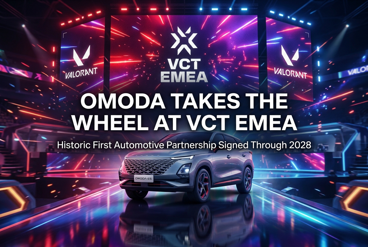 OMODA Becomes VCT EMEA’s First Automotive Partner in Multi-Year Deal Through 2028