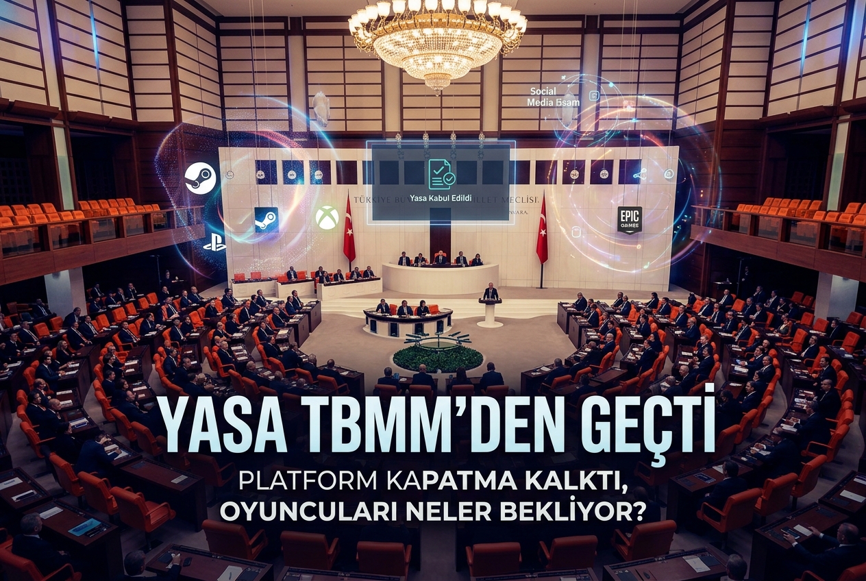 Oyun Yasası ve Sosyal Medya Düzenlemesi TBMM’den Geçti: Oyuncuları Neler Bekliyor?