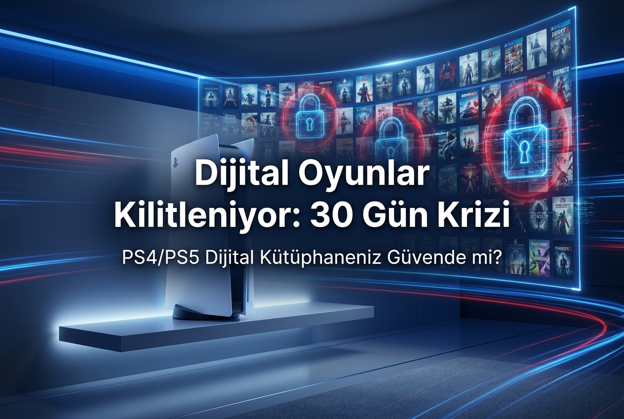 PlayStation’da DRM Krizi: Dijital Oyunlarınız 30 Gün Sonra Kilitlenebilir
