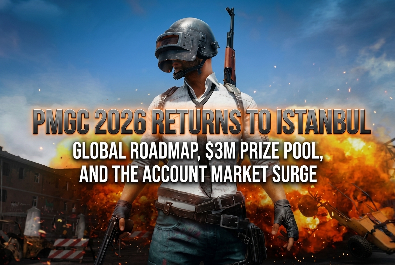 PMGC 2026 Returns to Istanbul: Tournament Format, Global Roadmap, and What It Means for the PUBG Account Market