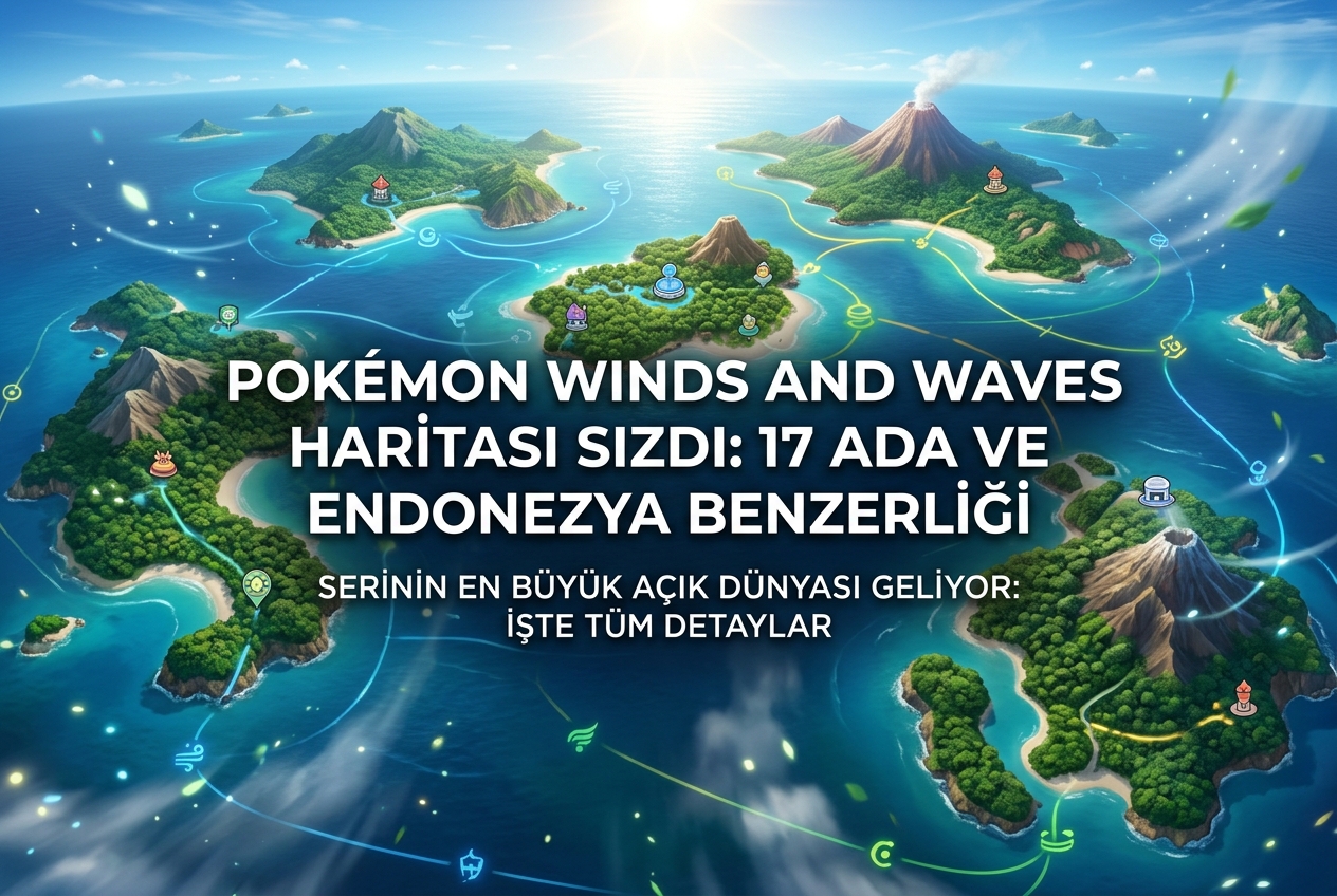 Pokémon Wind and Waves Haritası Gerçek Dünyadan İlham Almış: 17 Ada, Endonezya Benzerliği ve Tüm Detaylar