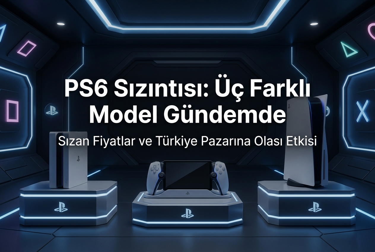 PS6 Üç Farklı Modelle mi Geliyor? Sızan Fiyatlar ve Türkiye Pazarına Olası Etkisi