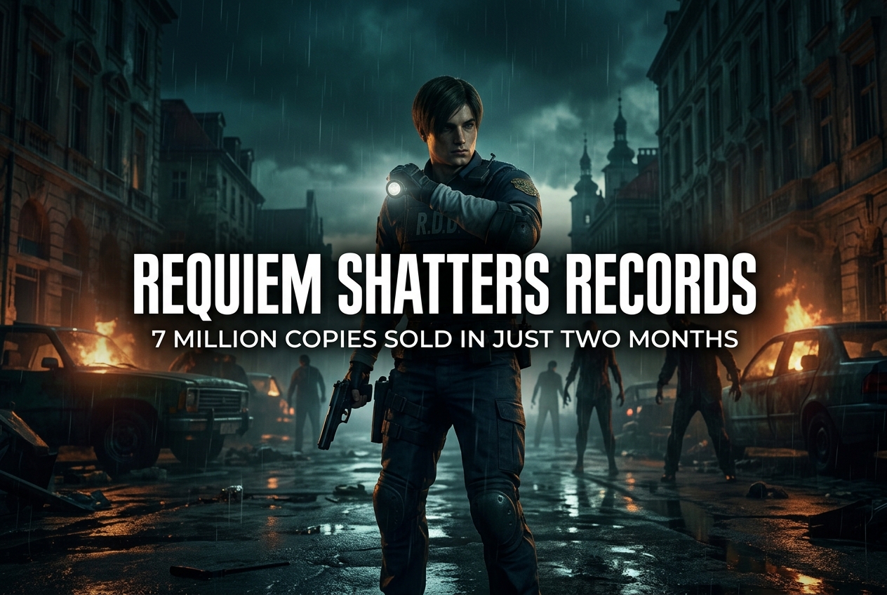 Resident Evil Requiem Hits 7 Million Sales in Just Two Months, Setting a New Franchise Record