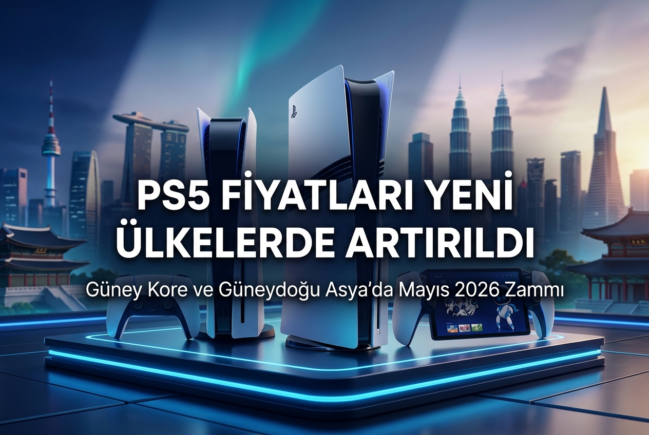 Sony PS5 Fiyatlarını Yeni Ülkelerde Artırdı: Güney Kore ve Güneydoğu Asya’da Mayıs Zammı