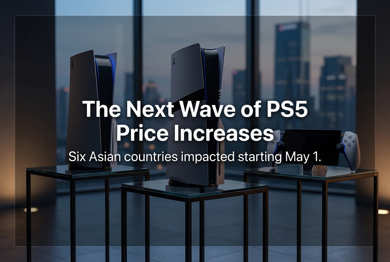 Sony Raises PS5 and PS5 Pro Prices in Six More Countries Starting May 1
