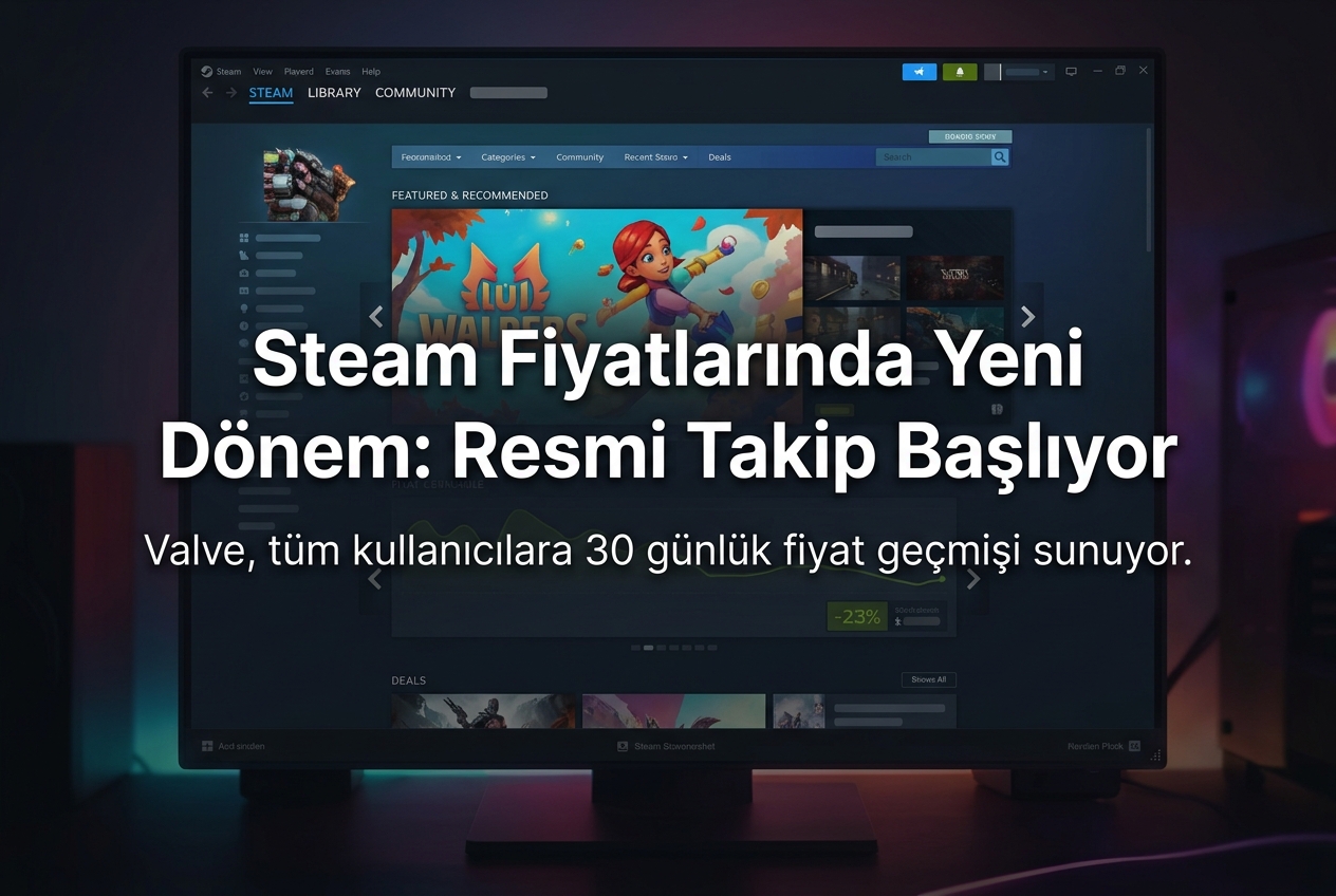 Steam Fiyat Geçmişi Özelliği Geliyor: İndirim Takibi Nasıl Değişecek?