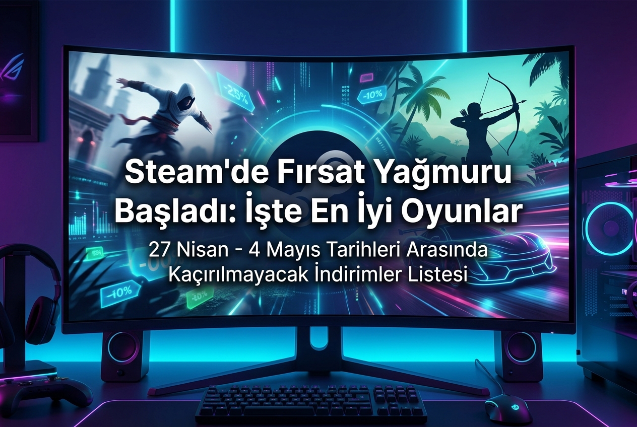 Steam Hafta Boyu Fırsatları Başladı: 27 Nisan - 4 Mayıs 2026 İndirimli Oyunlar Listesi