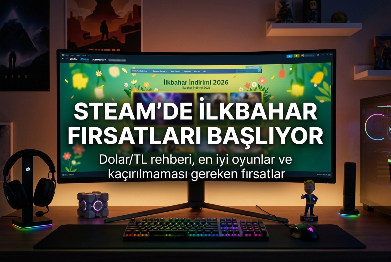 Steam İlkbahar İndirimi 2026: Kaçırılmaması Gereken Fırsatlar ve Güncel Dolar/TL Fiyat Rehberi