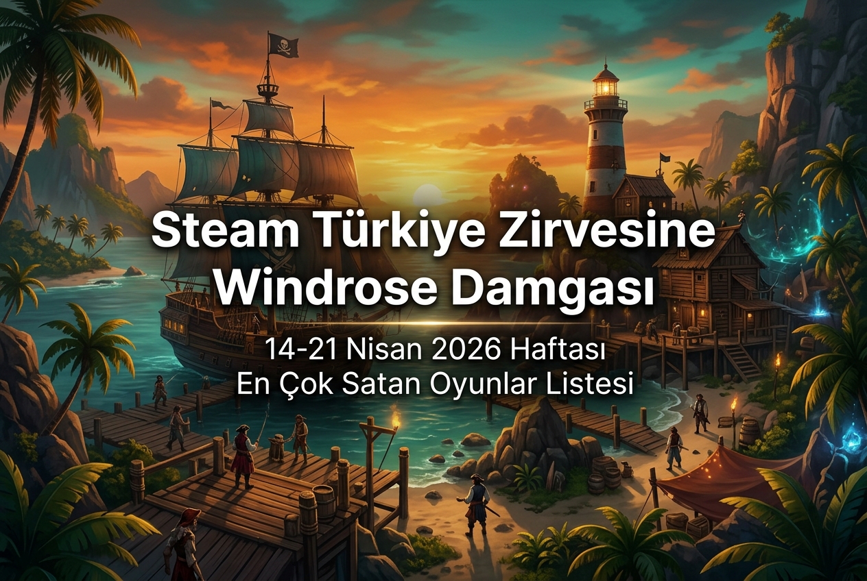 Steam Türkiye’de Bu Hafta En Çok Satan Oyunlar: Windrose Zirveye Oturdu (14-21 Nisan 2026)