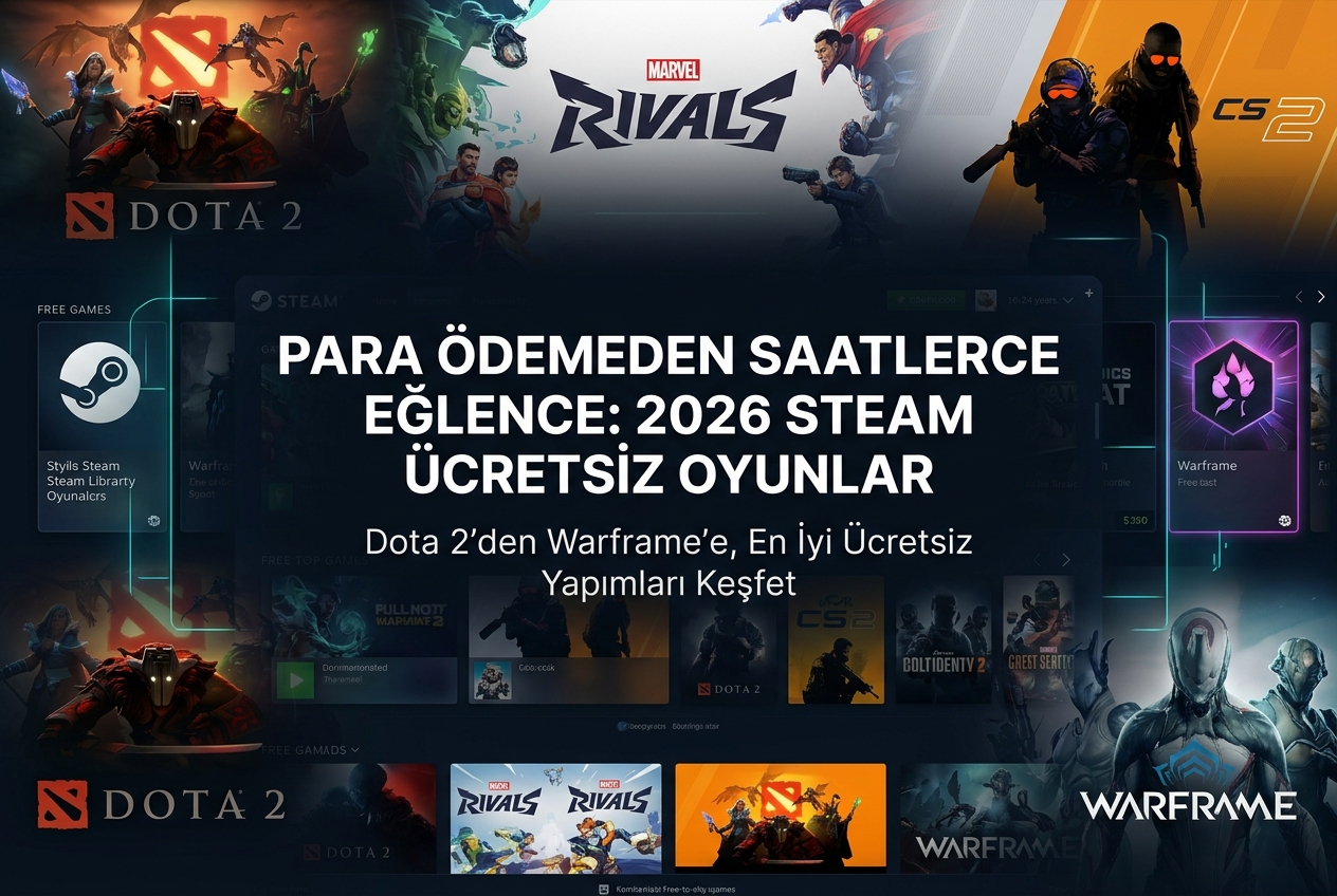 2026'da Steam'deki En İyi Ücretsiz Oyunlar: Para Ödemeden Oynayabileceğin Yapımlar