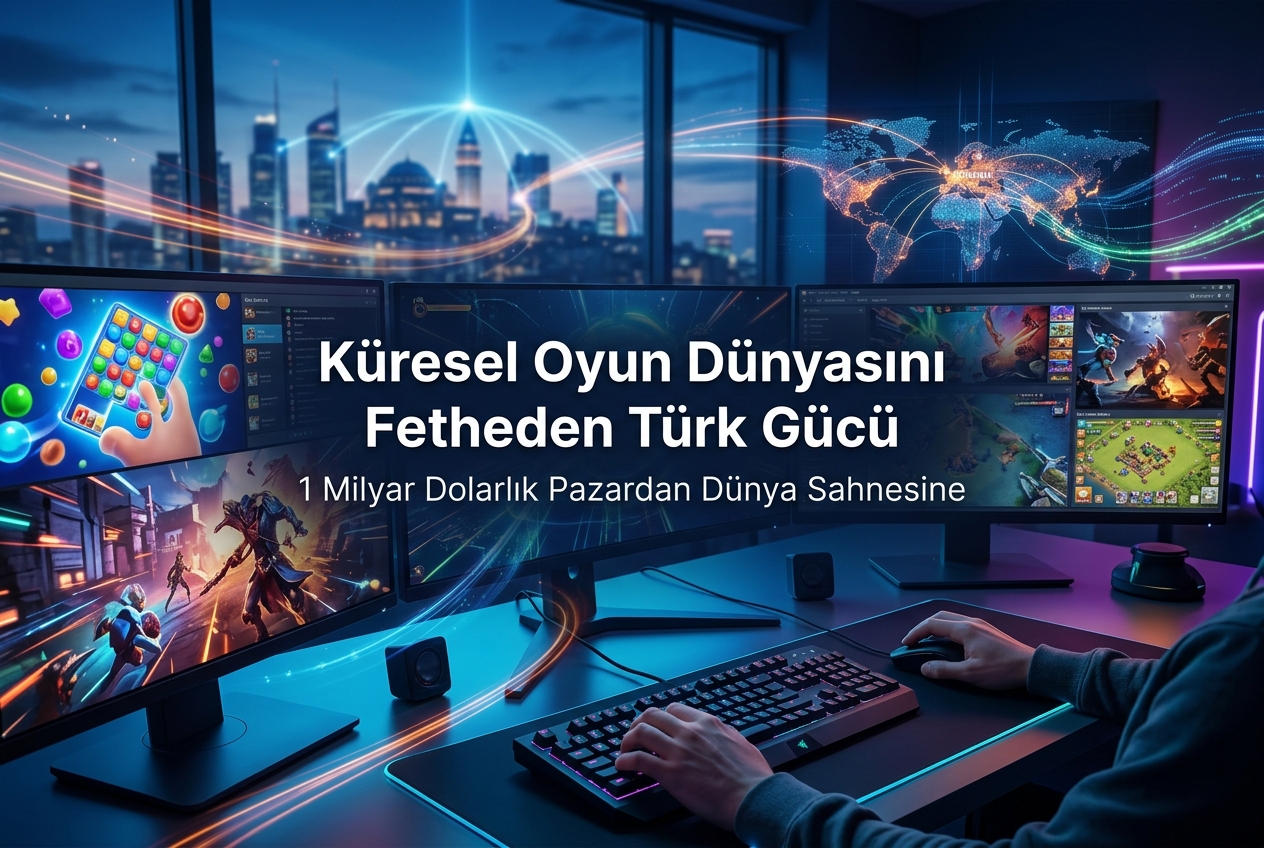 Türk Oyun Sektörü Dünyayı Nasıl Fethetti? 1 Milyar Dolarlık Pazardan Küresel Devlere Uzanan Yol