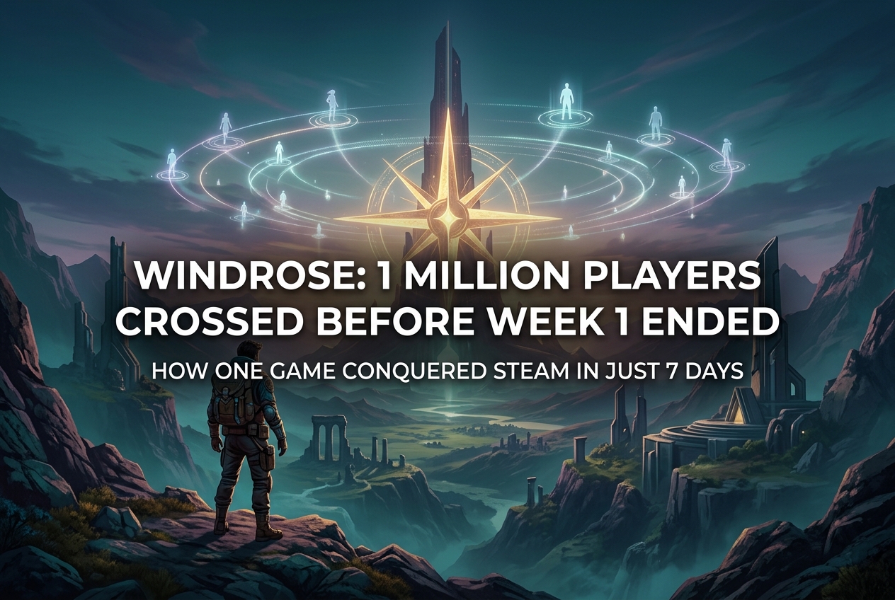 Windrose Crossed 1 Million Players Before Its First Week Was Even Over