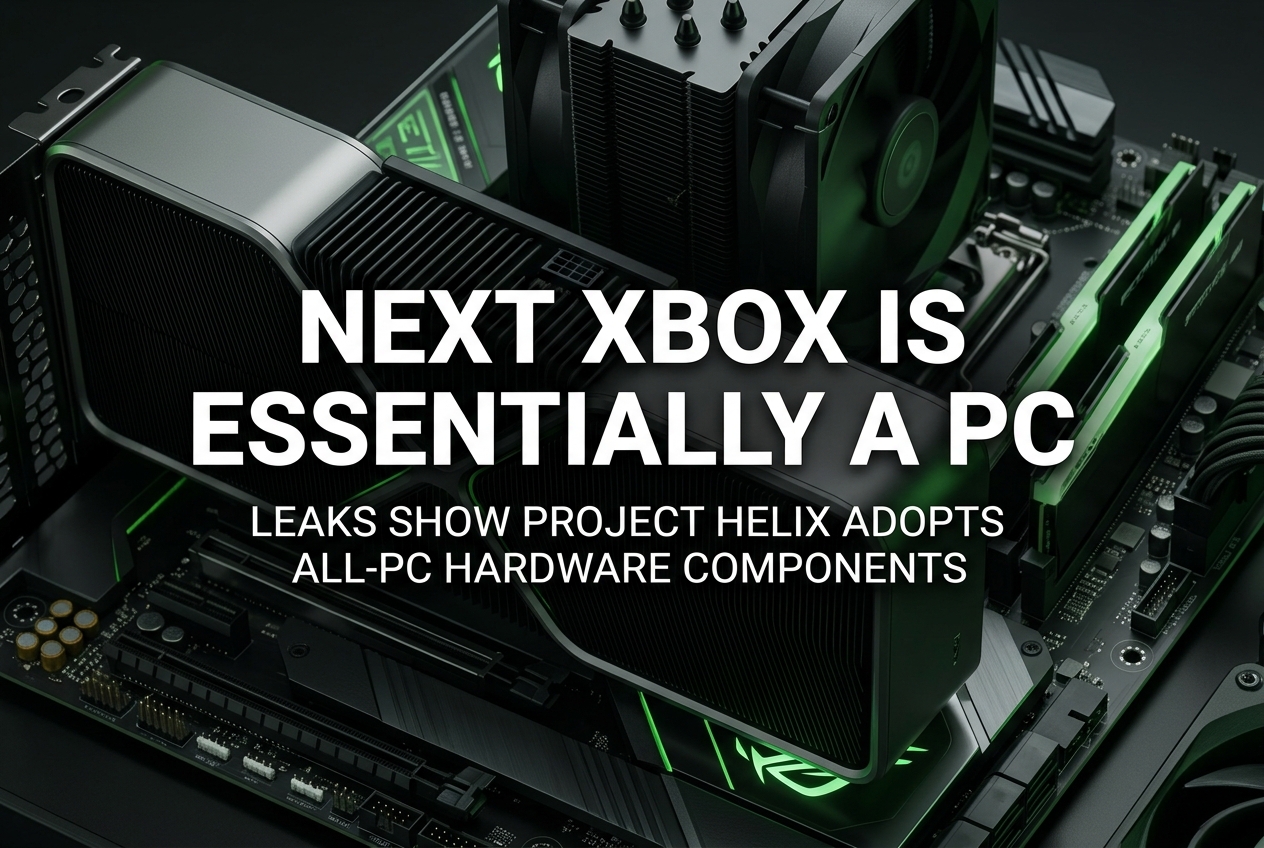 Xbox Project Helix Drops Custom GPU Design: The Console That Became a PC