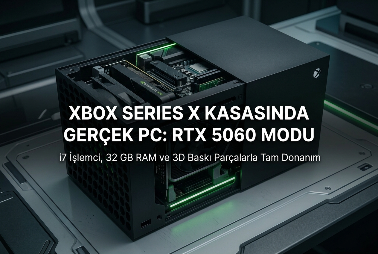 Xbox Series X Kasasında RTX 5060 ile Tam Donanımlı PC: PhaseTech’in Çılgın Projesi