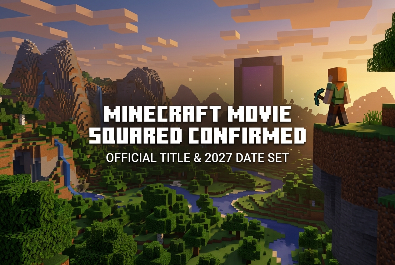 A Minecraft Movie Squared: Official Title and July 2027 Release Date Confirmed