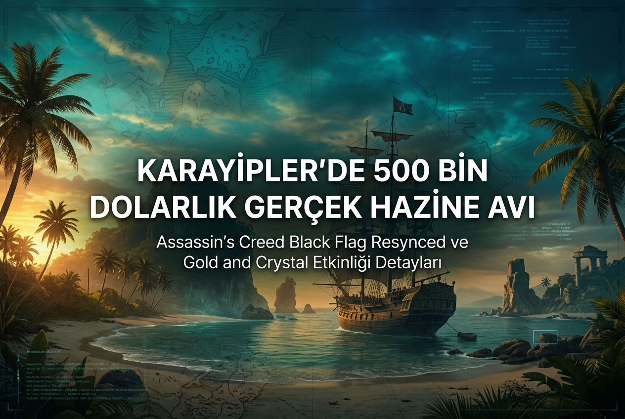 AC Black Flag Resynced Karayipler’de 500 Bin Dolarlık Gerçek Hazine Gömüyor