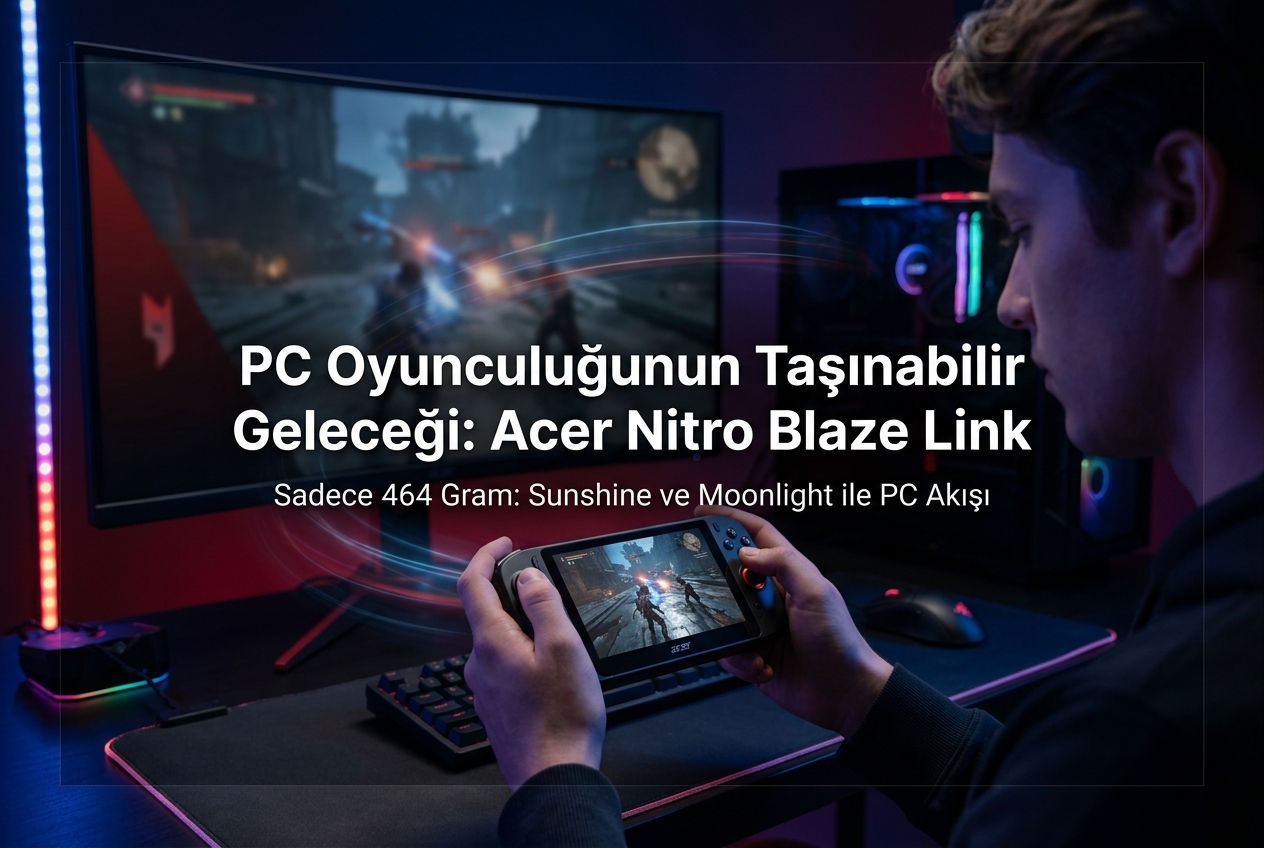 Acer Nitro Blaze Link: PC Oyunlarını Yayınlamak İçin Tasarlanan Taşınabilir Cihaz