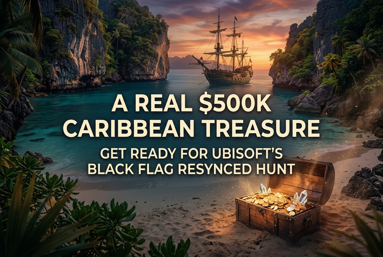 Ubisoft Buries $500K Real Treasure in the Caribbean for Black Flag Resynced