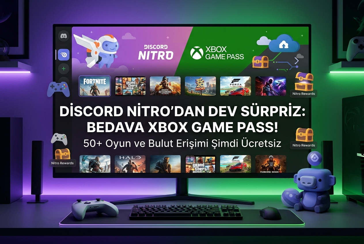 Discord Nitro Artık Xbox Game Pass Veriyor: Starter Edition ile 50+ Oyun Ücretsiz