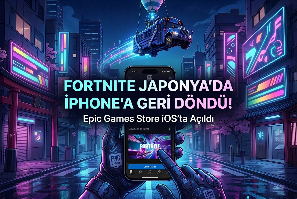 Epic Games Store Japonya'da iPhone'a Geldi: Fortnite Geri Döndü
