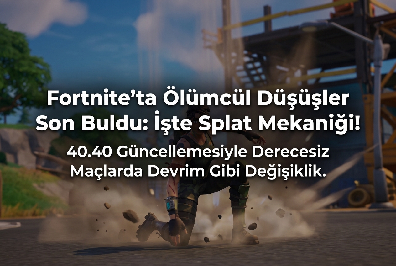 Fortnite’ta Düşme Hasarı Artık Öldürmüyor: Splat Mekaniği Nasıl Çalışıyor?