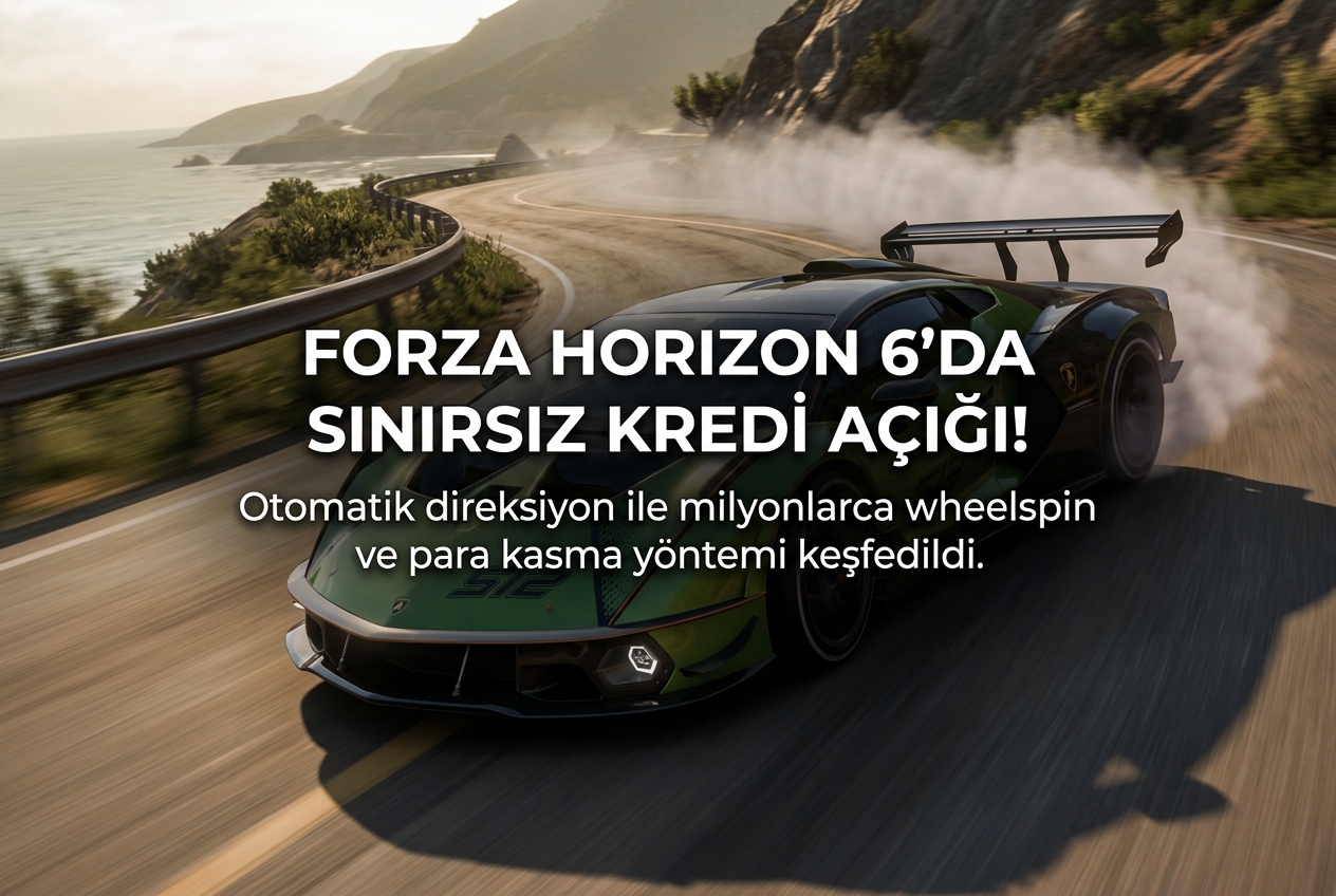 Forza Horizon 6’da Keşfedilen Kredi Açığı: Otomatik Direksiyon ile Sınırsız Para Kasma Yöntemi