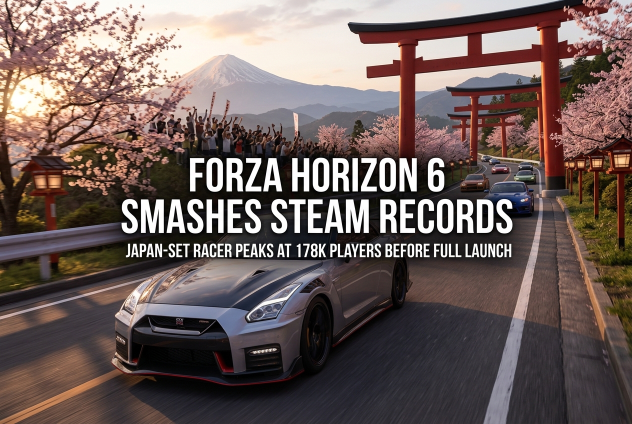 Forza Horizon 6 Smashes Franchise Steam Record With 178,000 Players Before Full Launch