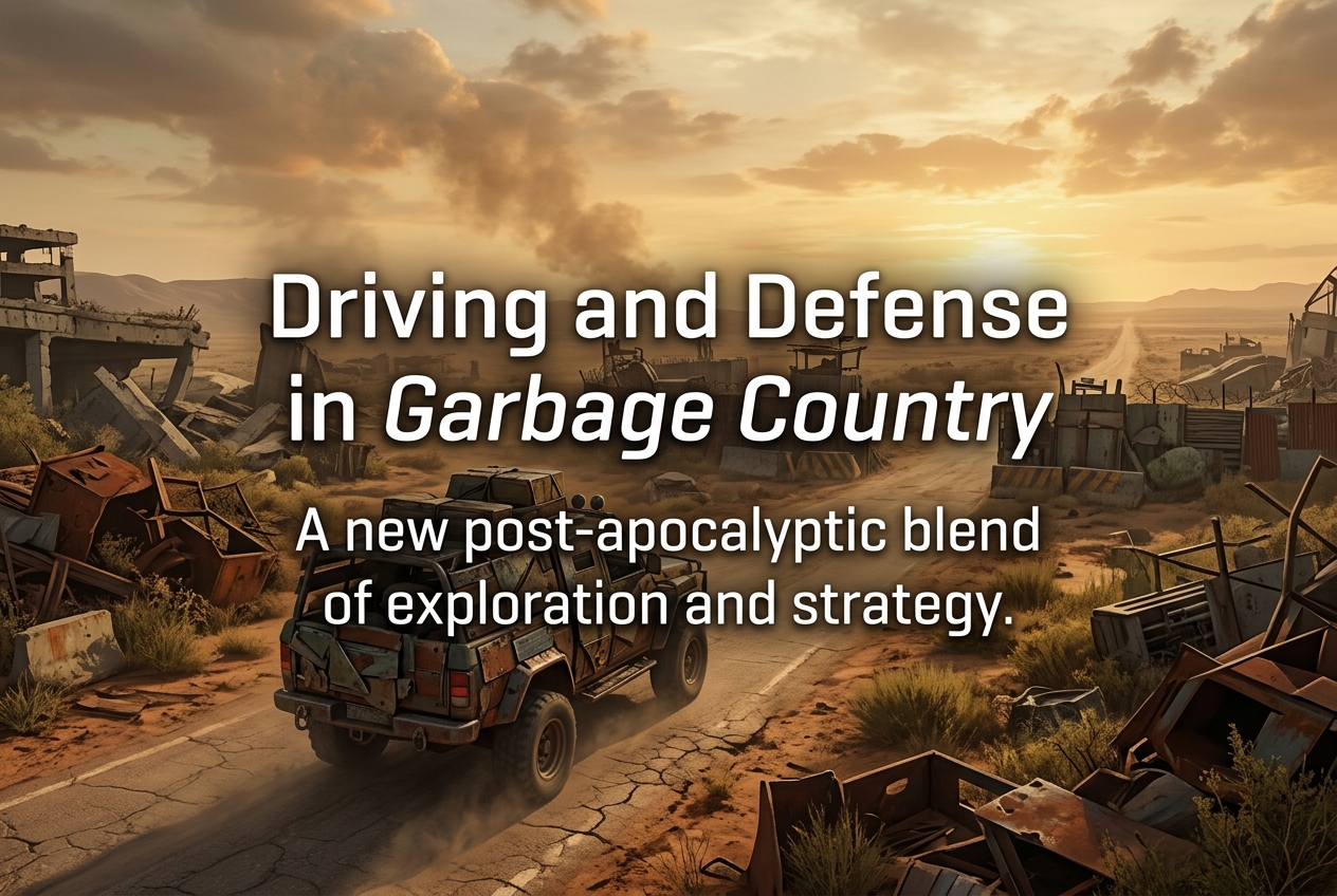 Garbage Country: A Post-Apocalyptic Road Trip Blending Exploration With Tower Defense