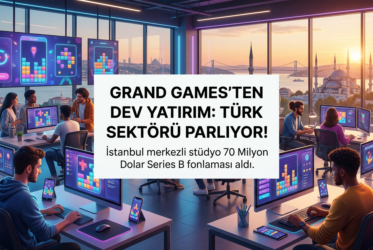 Grand Games’e 70 Milyon Dolarlık Dev Yatırım: Türk Mobil Oyun Sektörü Durdurulamıyor