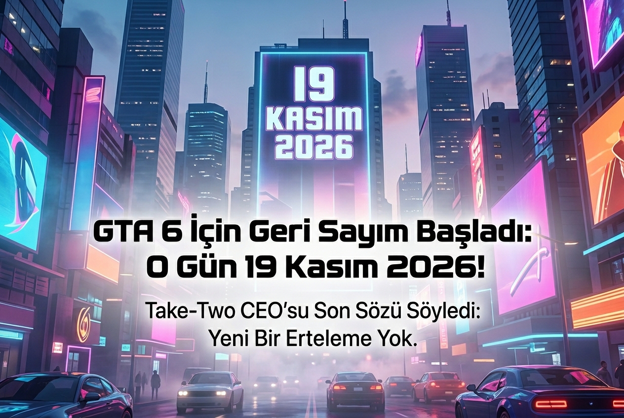 GTA 6 Bir Daha Ertelenmeyecek: Rockstar Games 19 Kasım 2026 Tarihini Kilitledi